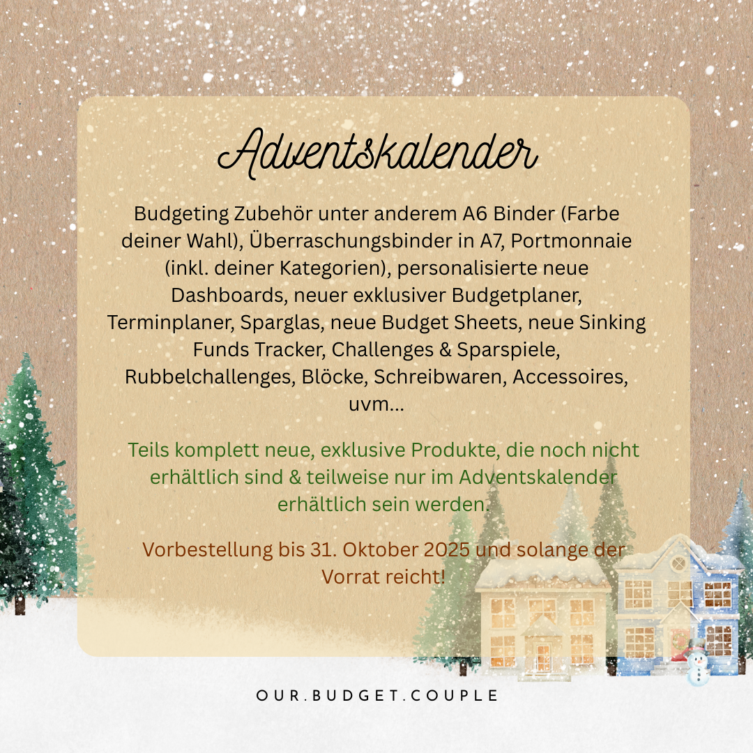 Vorverkauf Adventskalender 2025