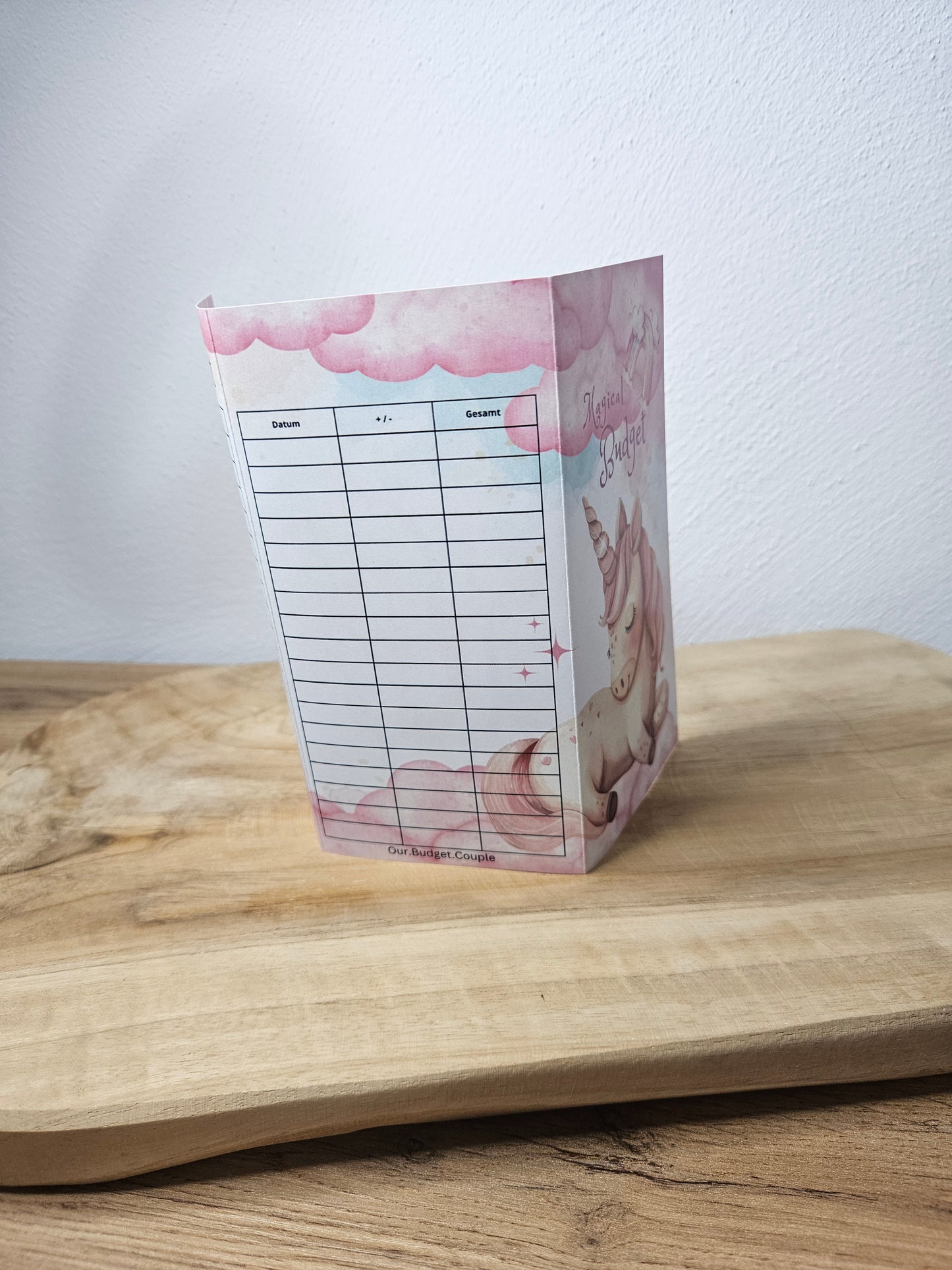 Magical Budget Sparchallenge Klappkarte Rubbelchallenge