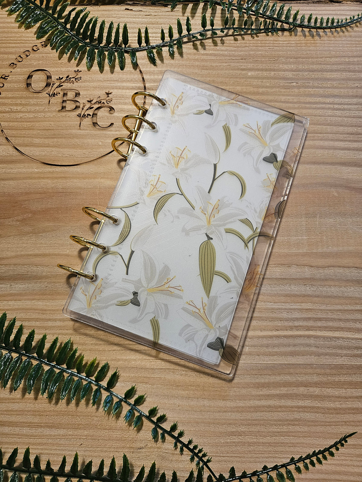 OBC Hardcover Flower Smooth Binder A6