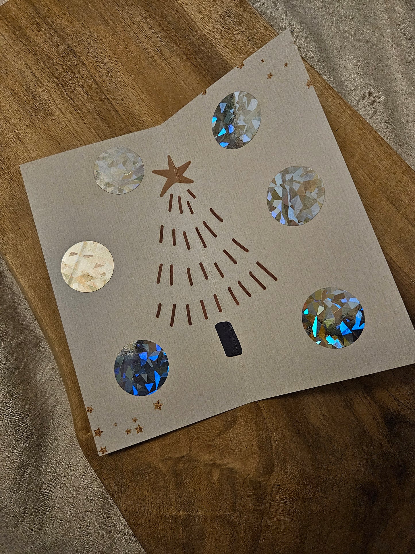 Xmas Weihnachtssparer Christmas Sparchallenge Klappkarte inkl. Rubbelfelder