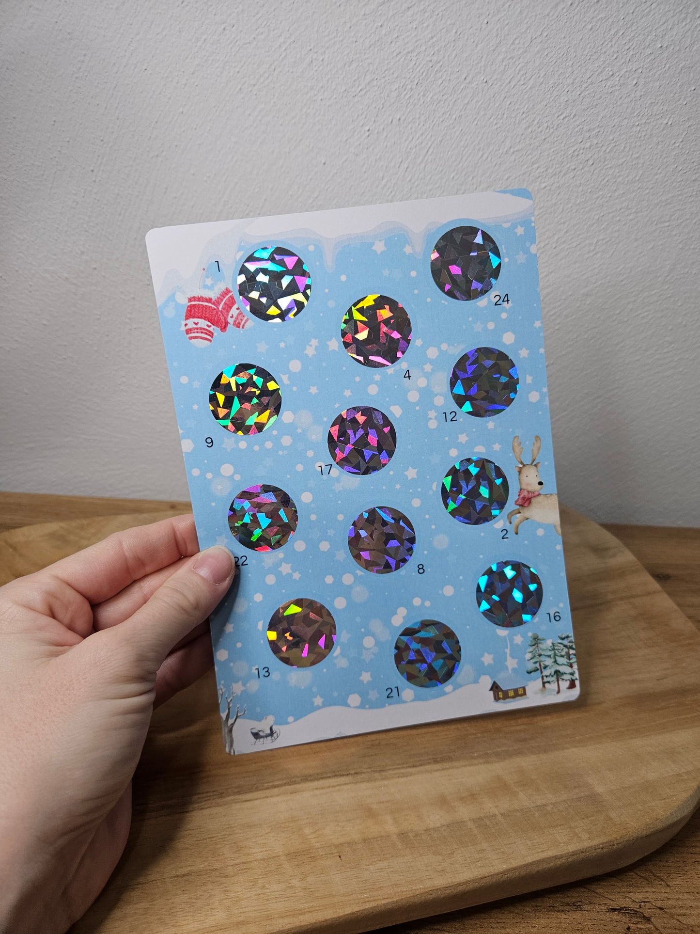 Adventskalender zum Rubbeln A5