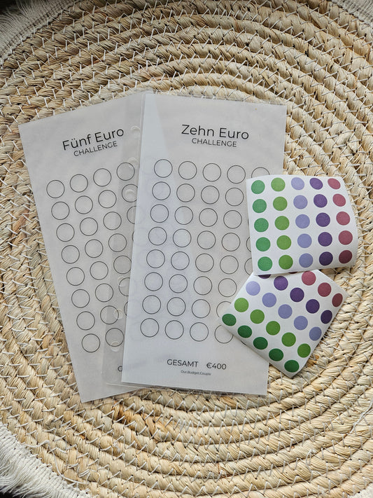 5€ und 10€ Challenge Umschlag