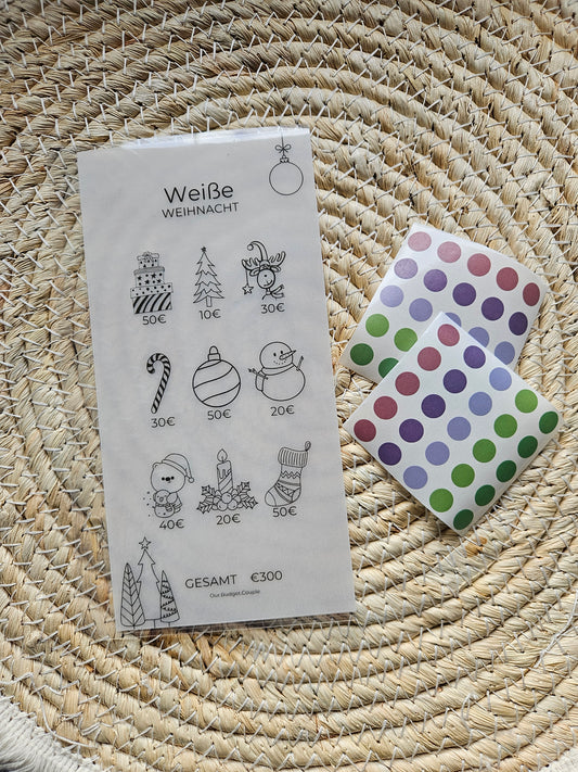 Weihnachts-Challenge Umschlag