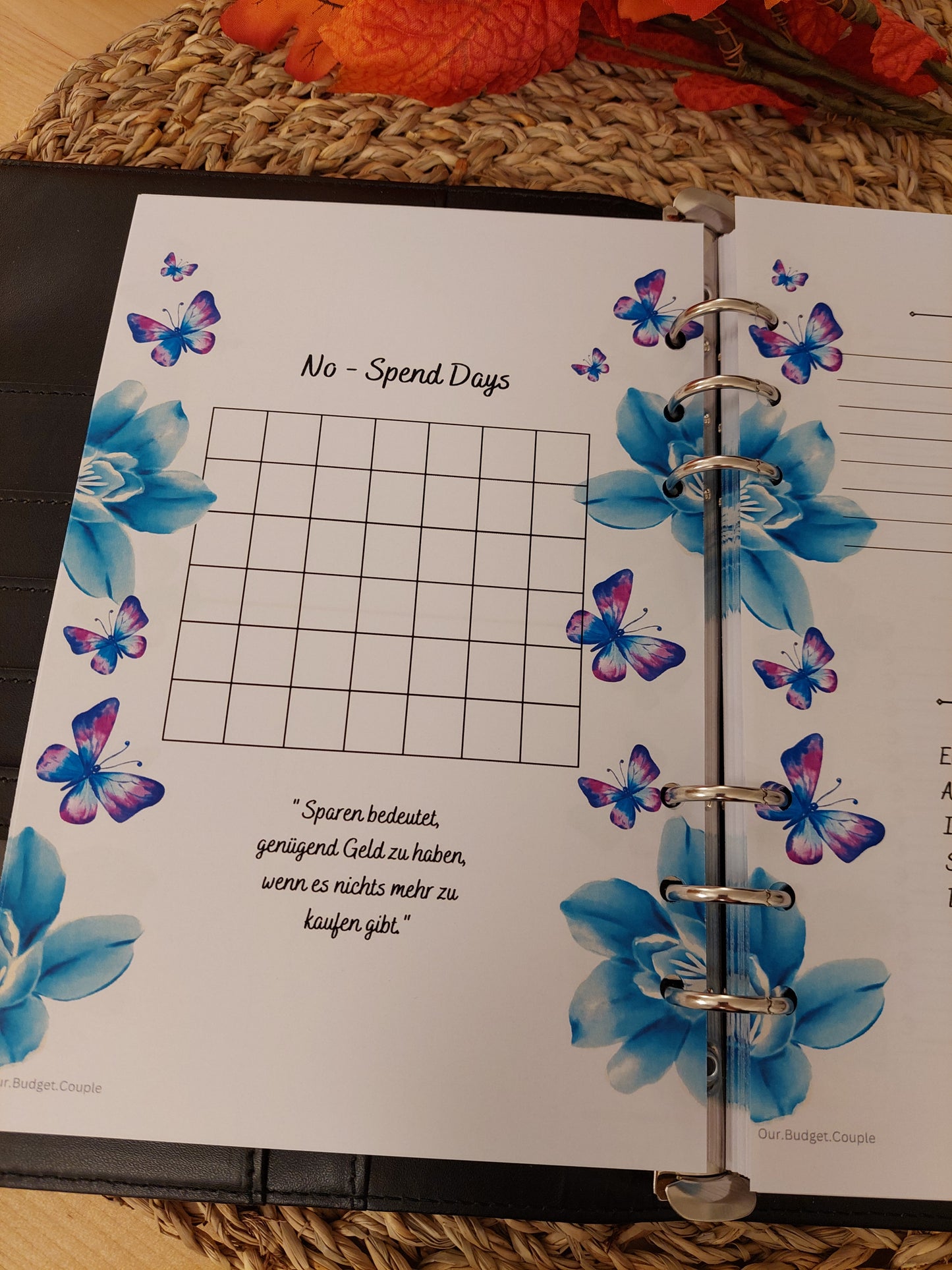 Budget Planer XL Blau