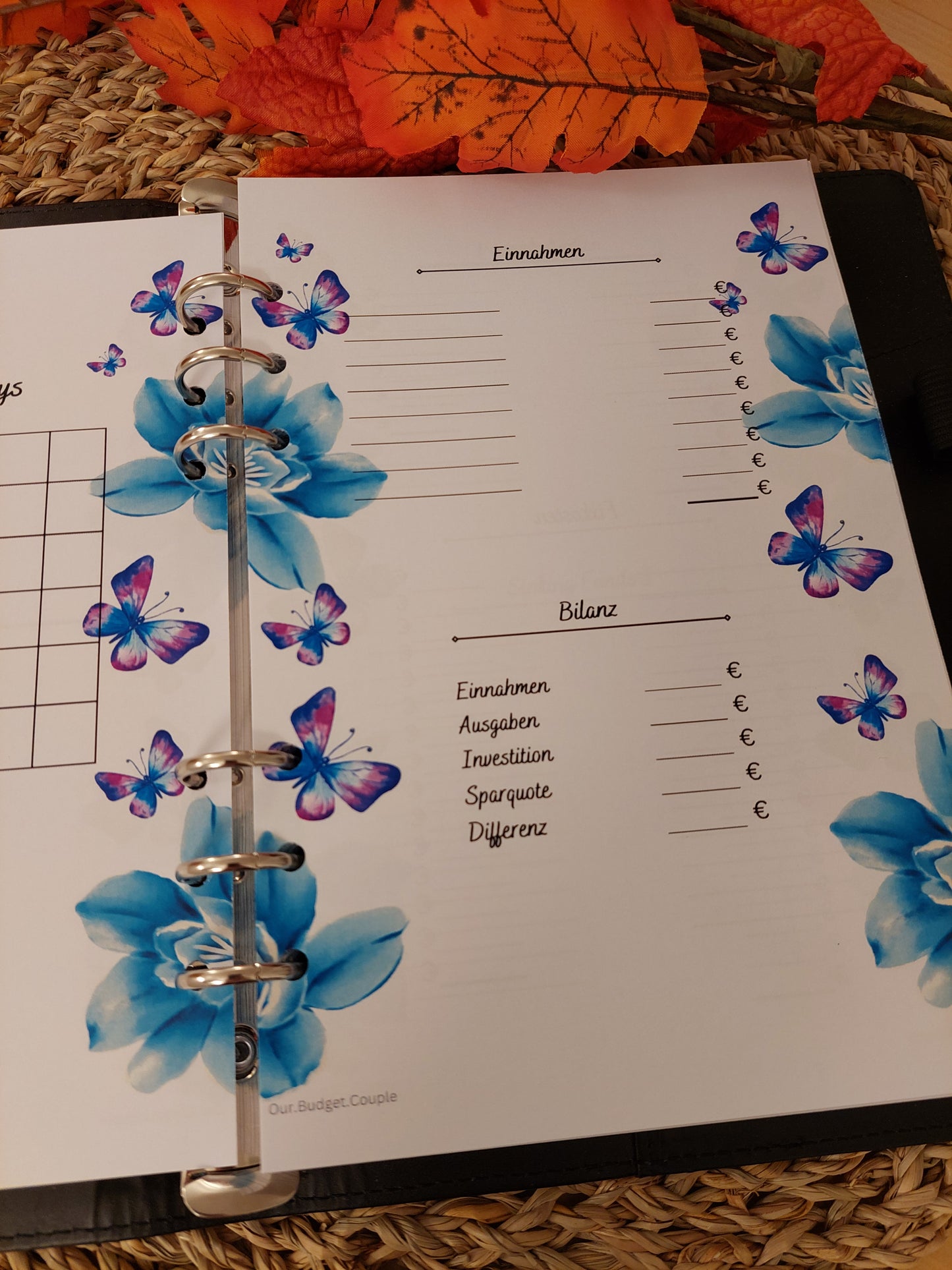 Budget Planer XL Blau