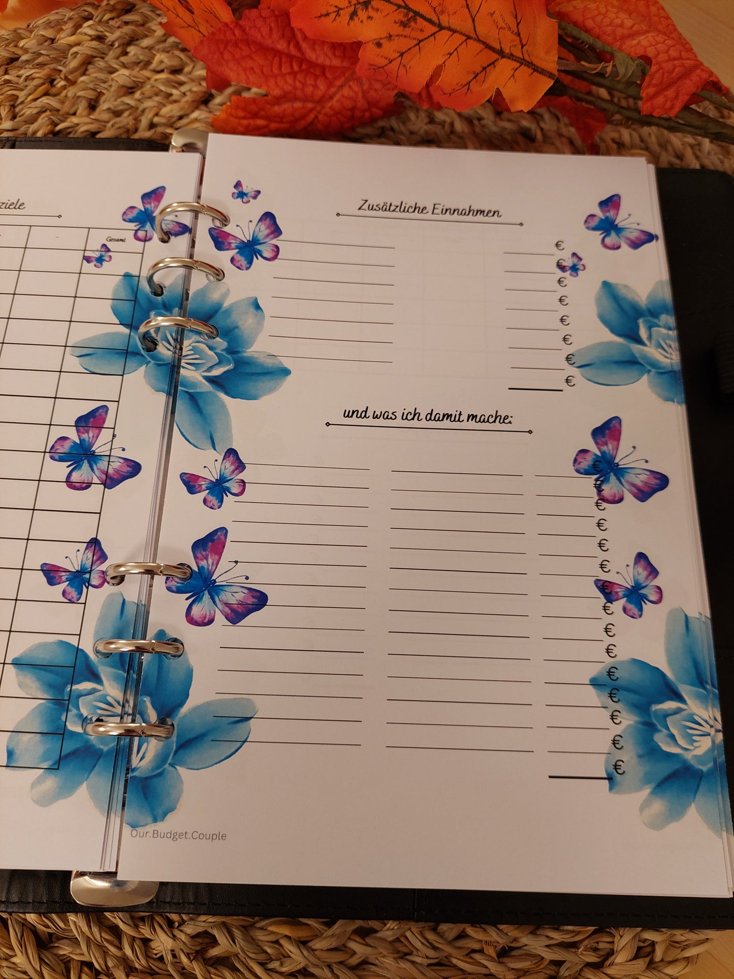 Budget Planer XL Blau