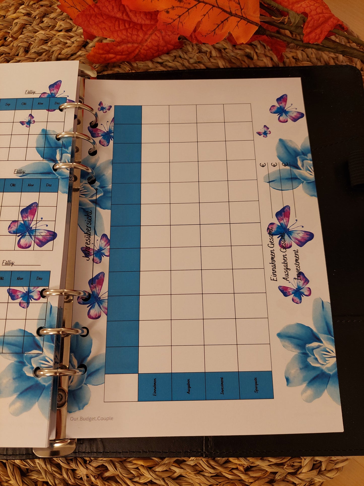 Budget Planer XL Blau