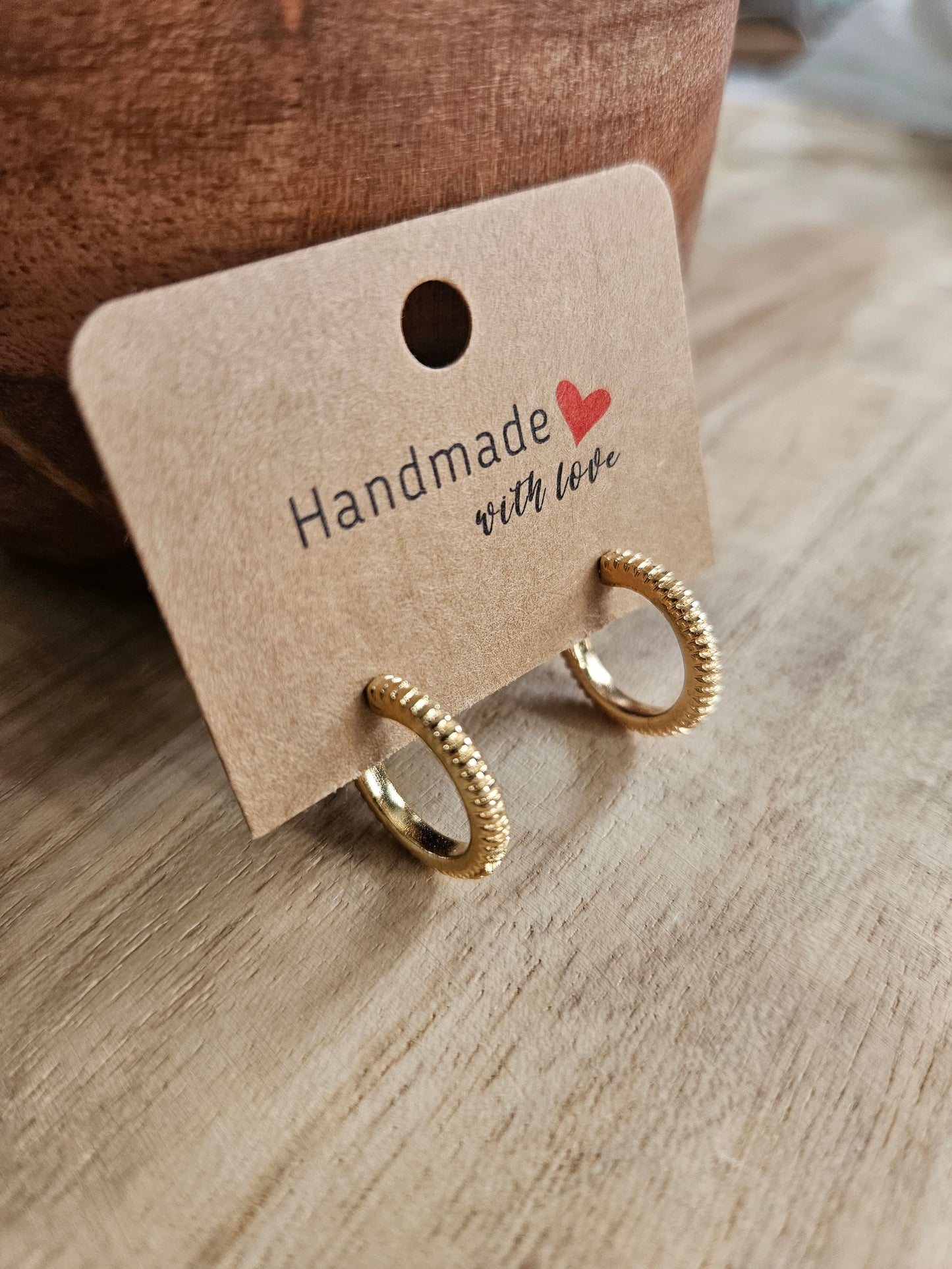 Ohrstecker / Ohrringe Gold Kreole