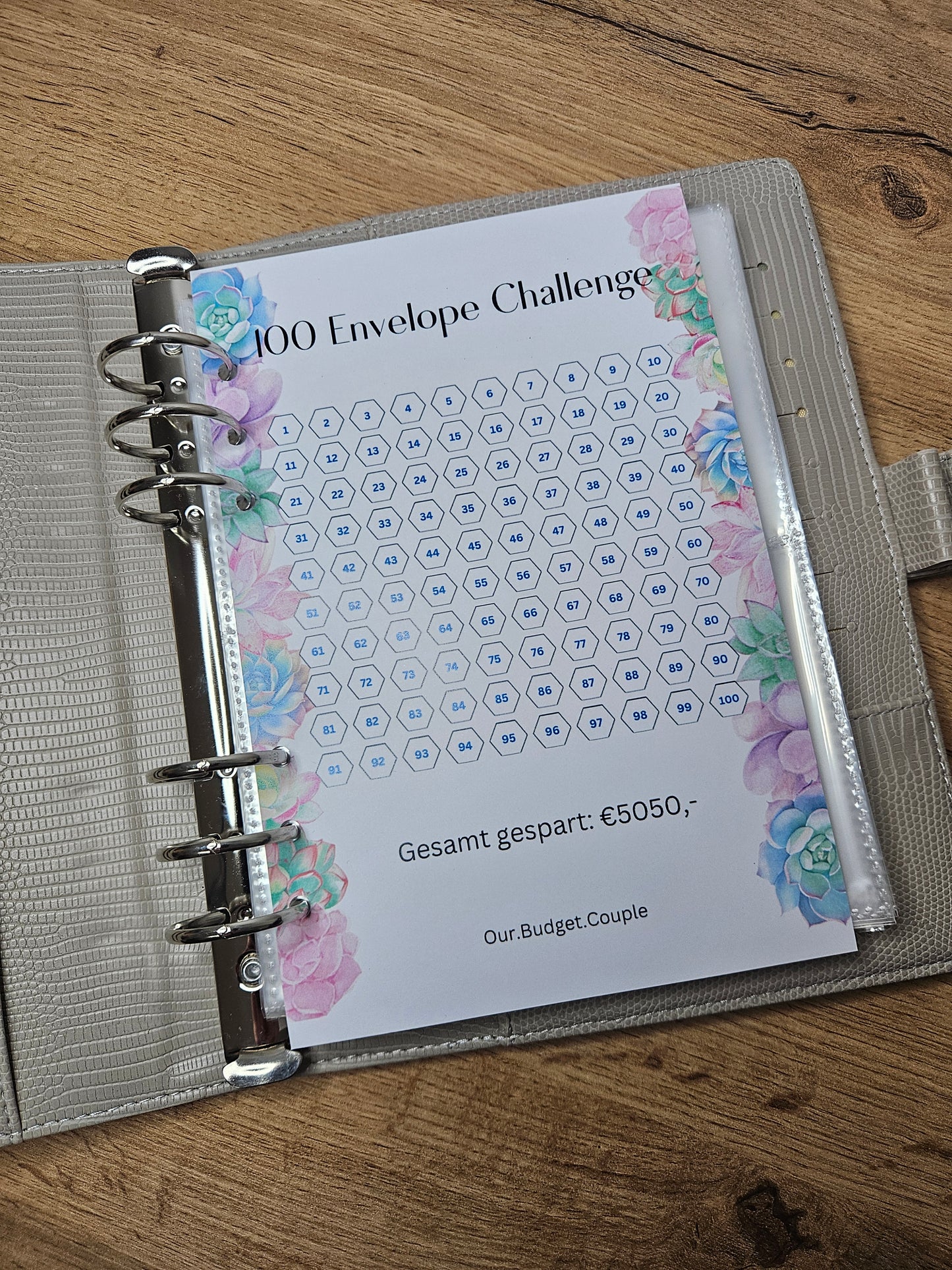 100 Envelope Umschläge + Challenge