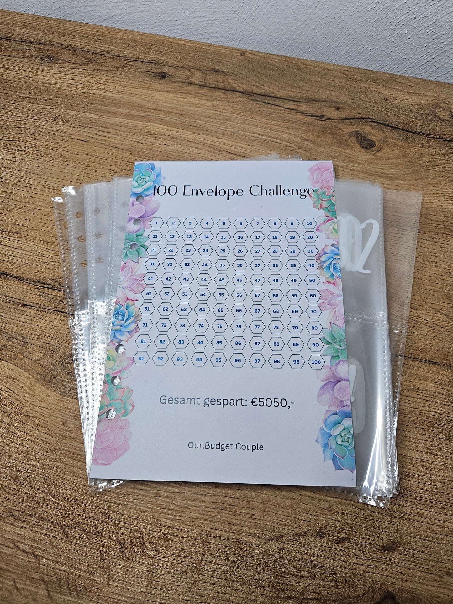 100 Envelope Umschläge + Challenge