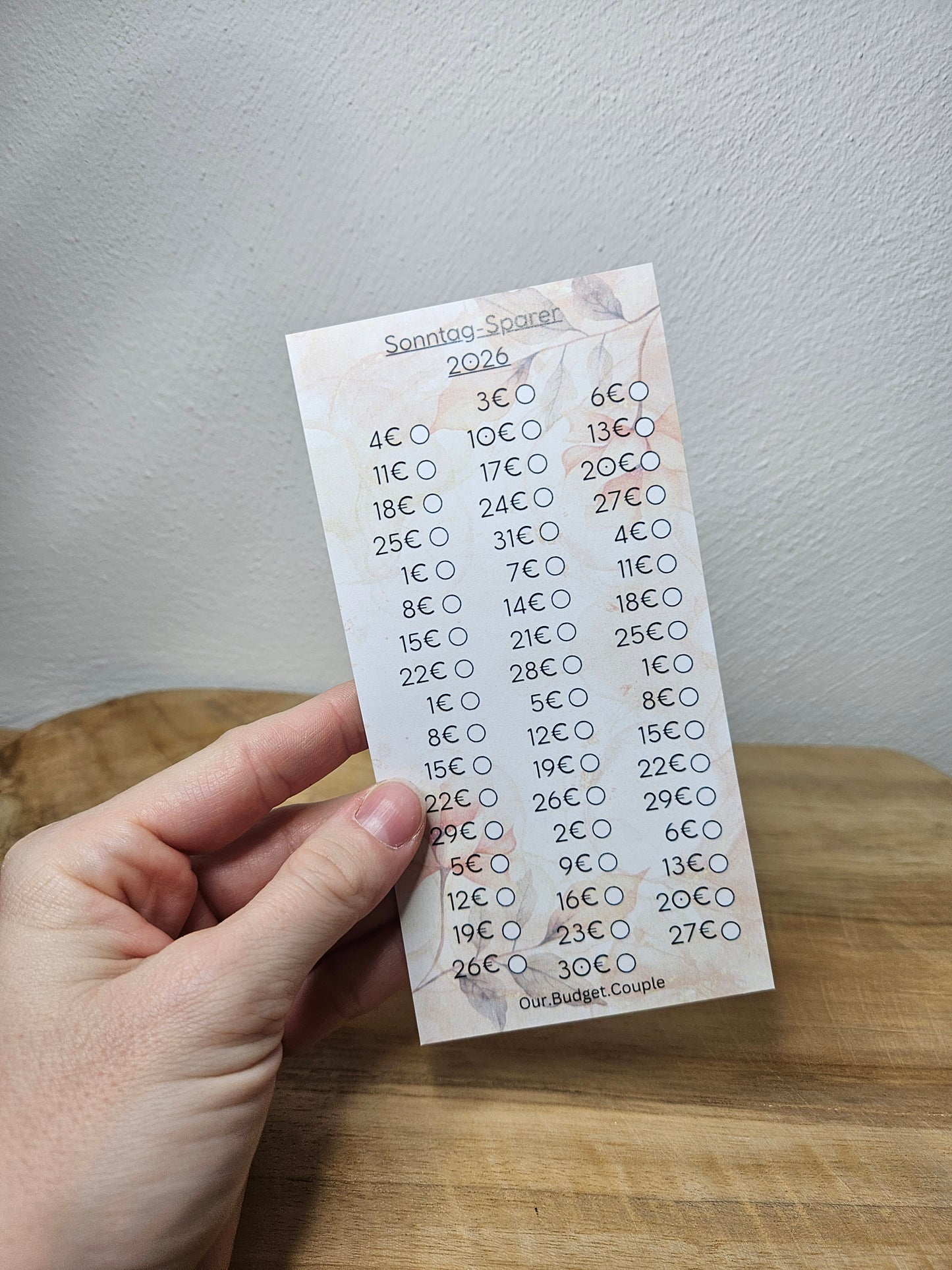 Sonntags Sparchallenge