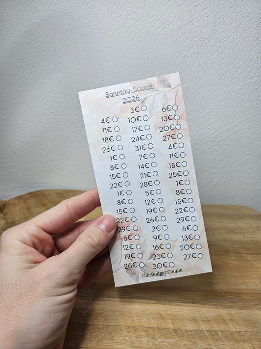 Sonntags Sparchallenge