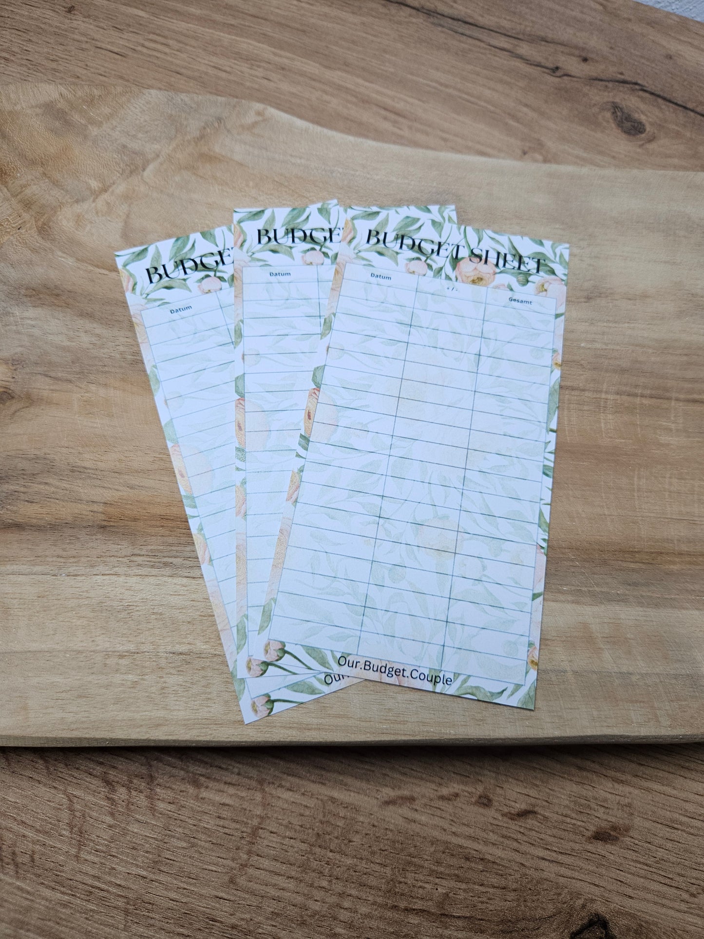 Budget Sheets Flower 2026