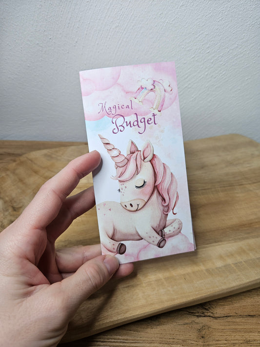 Magical Budget Sparchallenge Klappkarte Rubbelchallenge