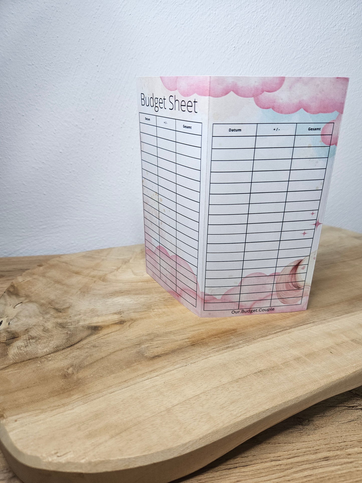 Magical Budget Sparchallenge Klappkarte Rubbelchallenge