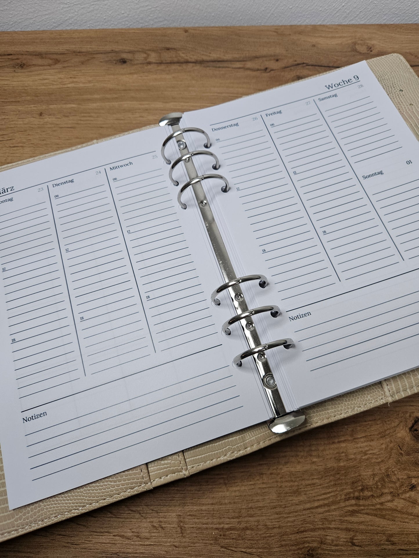 Kalender Einlagen A5 Jahresplaner 2026