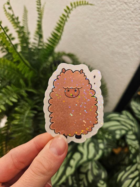 Lama Sticker "Fluffy"
