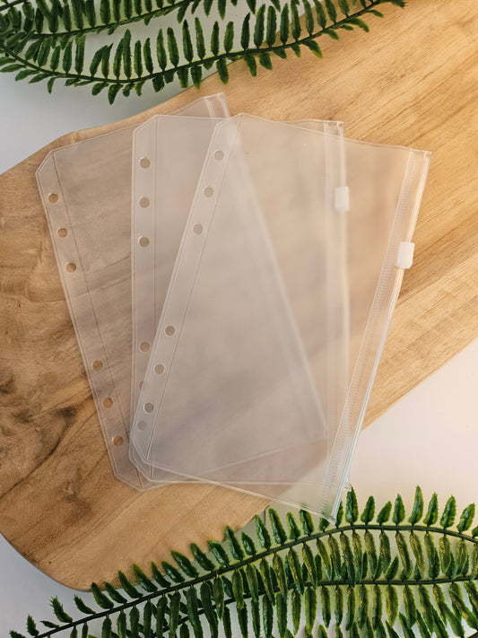 A6 Zippertaschen / Umschläge