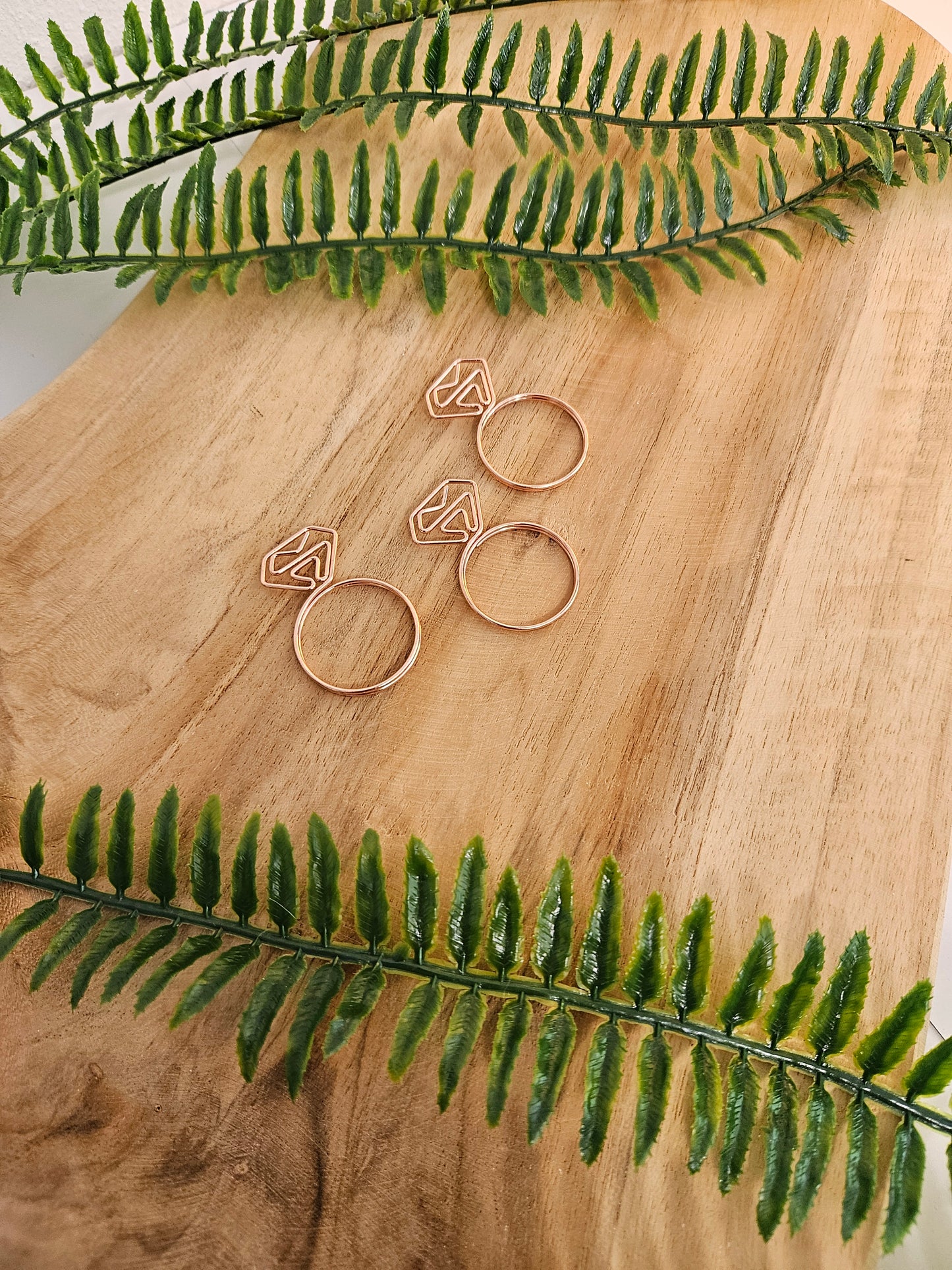 Paperclips in Rosègold