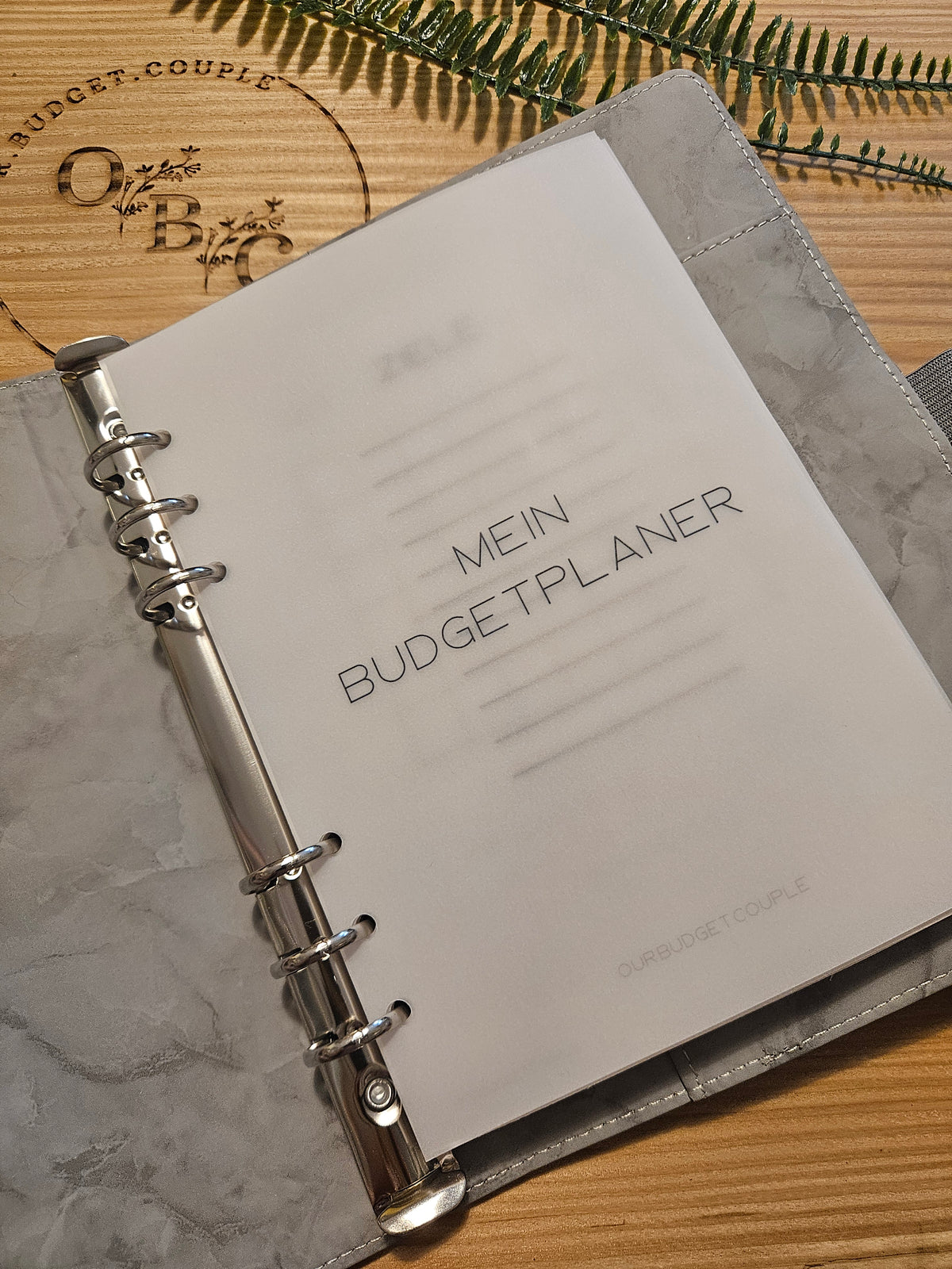 Budgetplaner Laminiert (wiederverwendbar)