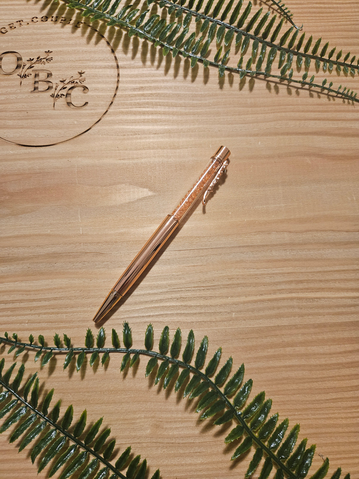 OBC Goldenrosé Kugelschreiber / Pen