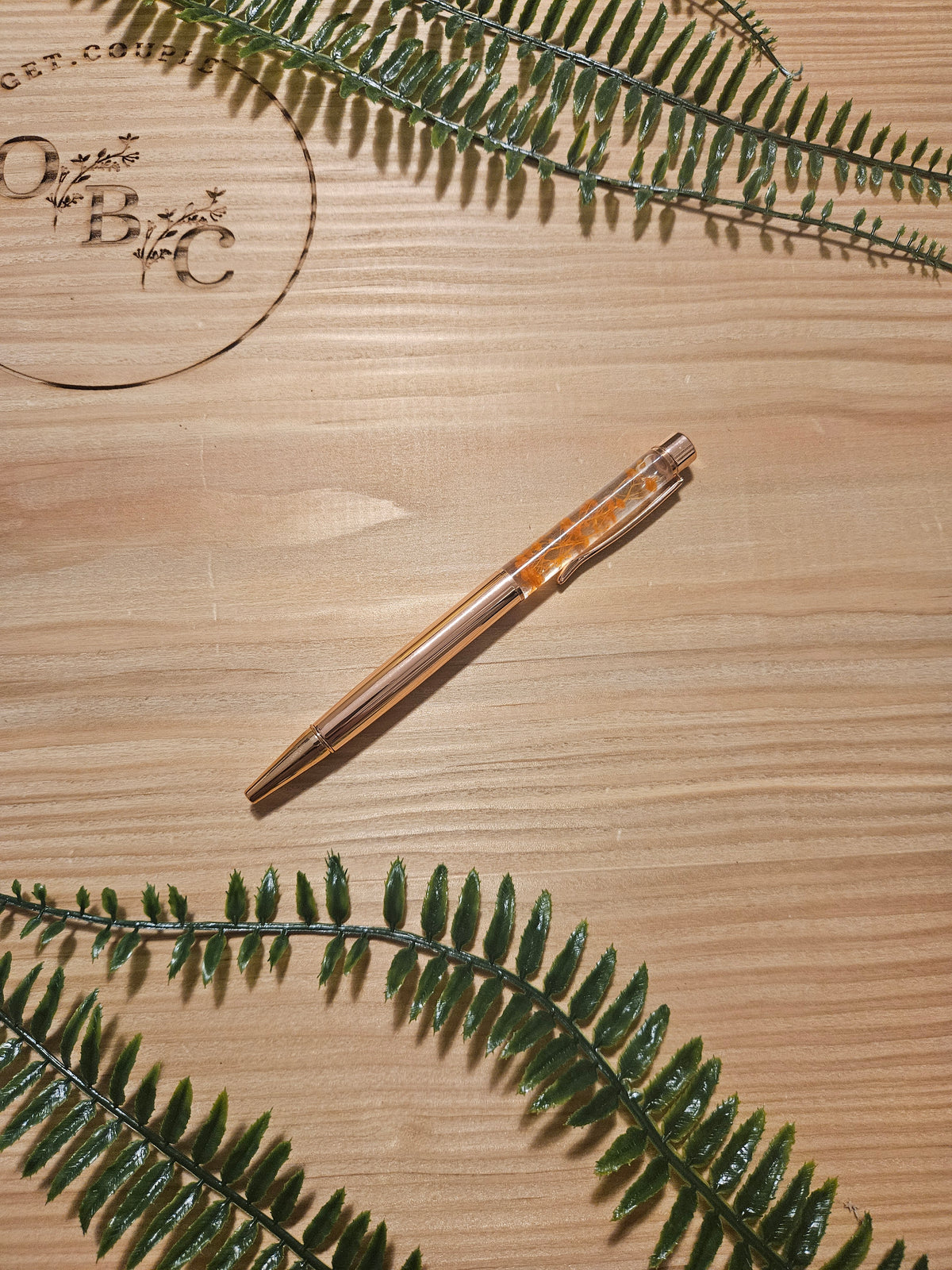 OBC Goldenrosé Kugelschreiber / Pen