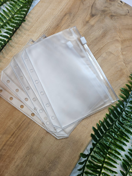A7 Zippertaschen / Umschläge