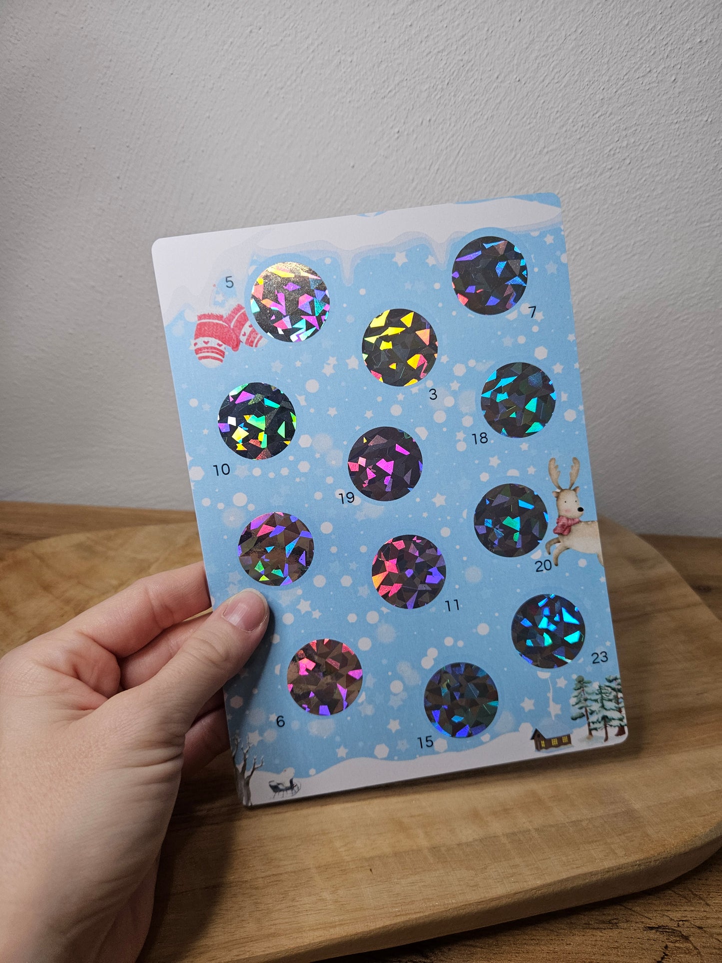 Adventskalender zum Rubbeln A5