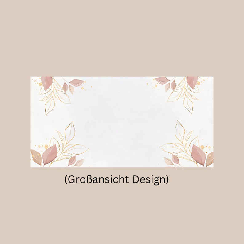Dashboards Pastell Blumen Rosè